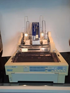 EPSON LQ-870 mit Einzelblatteinzug Dot-Matrix Drucker / Nadeldrucker - Bild 1 von 15
