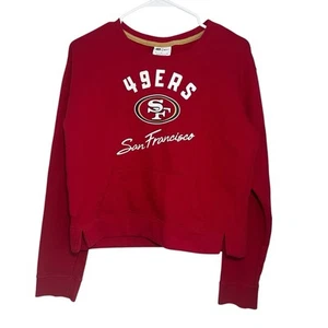 San Francisco 49ers Nike Crew Fleece Officially Licensed Pullover Red Women S - Picture 1 of 4