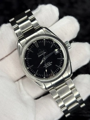 OMEGA Seamaster Aqua Terra Black Dial - Men's Steel Watch - 2504.50 - Image 1 of 4