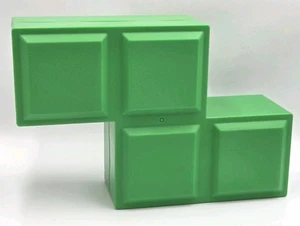 Tetris Tumble XL Game Replacement Oversized Tetrimino Shape Block Green Z - Picture 1 of 4