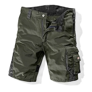 Pantaloni da lavoro Bullstar Worxtar, verde oliva/nero, incl. moschettone taglia 50 - Foto 1 di 2