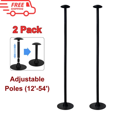 Adjustable Boat Cover Support Poles- ABS, Universal Fit, Water Resistant, 2 Pack - Image 1 of 4