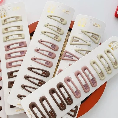 10PCS Baby Girl Hair Clips – Glitter Star Snap BB Hairpins Kids Hair Accessories