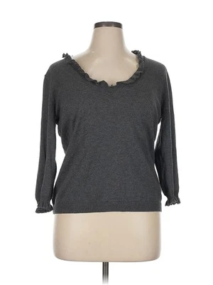 Suéter Pullover XL Gris American Living para Mujer Foto 1 de 4