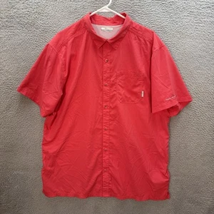Columbia Shirt Adult XL Pink PFG Performance Fishing Gear Omni Shade Vented UPF - Picture 1 of 13