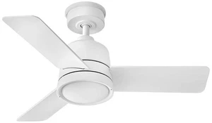 36" Hinkley Chet Matte White LED Remote Ceiling Fan - Picture 1 of 1