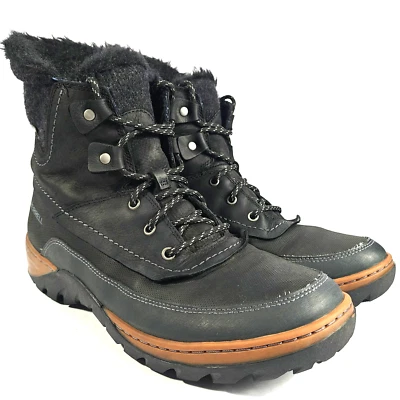 Merrell Sylva Mid Waterproof Winter Snow Boots Women’s 10.5 Black Leather Warm - Image 1 of 4