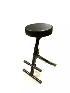 Taburete de guitarrista ajustable profesional de alta resistencia con reposapiés ajustable - Imagen 1 de 1