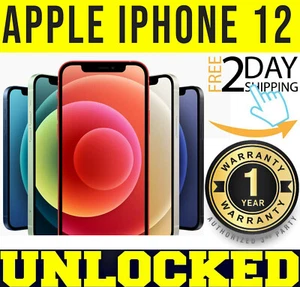 Apple iPhone 12 64GB / 128GB / 256GB (UNLOCKED) 🔋 100% BATTERY🔋 ⚫⚪🔴🔵✤SEALED✤ - Picture 1 of 12