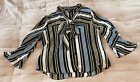 7th Avenue New York &amp; Company Women&#39;s Multicolor Long Sleeve Polyester Blouse XL