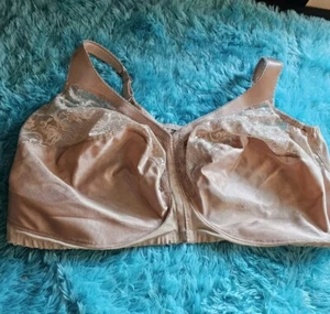 GLAMORISE BEIGE Back Support Bra, US Size 58H - Picture 1 of 5