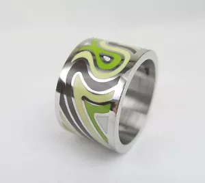 Design Ring Edelstahl Lack - Picture 1 of 1