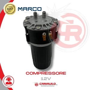 Compressore 12v 2 Uscite Bitonale Unico Suono Tromba Marco K2 EA2 Auto Furgoni - Foto 1 di 4