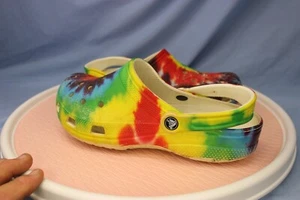 Crocs Tie Dye Clog Mens 9 Womens 11 - Picture 1 of 7