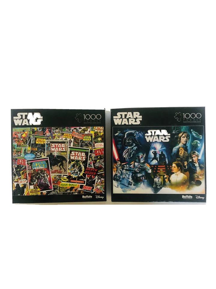 Star Wars Jigsaw Puzzle 1000 PC Pinball Art Disney Buffalo Games Luke Skywalker