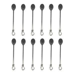 Gourmet Settings Twist 18/10 Stainless Steel Iced Beverage Spoon (Set of Twelve) - Picture 1 of 5