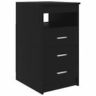Cabinet Bedside Table Drawer Chest of 3 Drawers Nightstand Storage Bedroom Unit