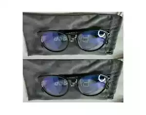 BluErase Glasses 2 Gomatta Unisex Kids Eyewear Blue Light Blocking Black Frames - Picture 1 of 5