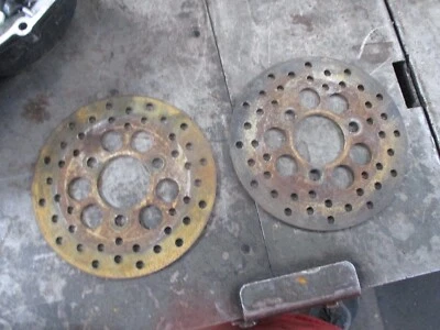 KAWASAKI TECATE 4 KXF250 87-88 ПЕРЕДНИЕ ТОРМОЗНЫЕ ДИСКИ РОТОР КОЛ-ВО: 2 41080-1171  - Изображение 1 из 2