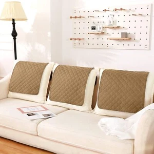 3 Pieces Recliner Headrest Protector Cover for Coffee Color - Picture 1 of 7