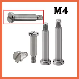 Edelstahl Käse Schlitz Maschinenschrauben Schulterantrieb Schraube Schrauben M4 - Bild 1 von 12