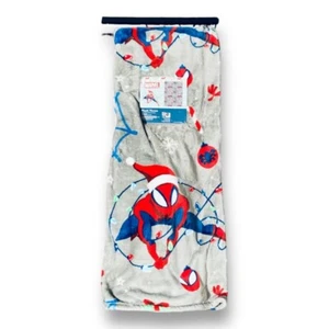 Marvel Spider-Man Urlaub Weihnachten Plüschwurf 50""x70"" NEU - Bild 1 von 4