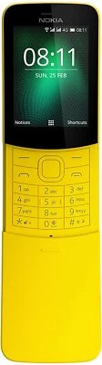 Nokia 8110 4G (2018) Dual Sim TA-1059 Unlocked 4GB 512MB RAM  SmartPhone - Image 1 of 4