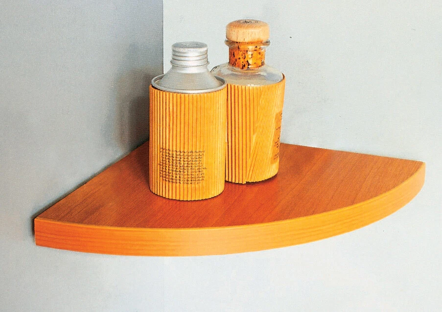 MENSOLA ANGOLO SQUADRATA BIANCA CM. 50X50X1,8  PZ 5,0 - Immagine 1 di 1