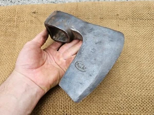 COMMUNIST SYMBOL "SICKLE AND HAMMER" VINTAGE BEARDED AXE HEAD HATCHET TACTICAL - Picture 1 of 16