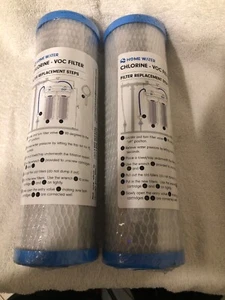 Home Water Replacement Filter for Water Filter 2 pack VOC Lead M0NI-M004 - Picture 1 of 4