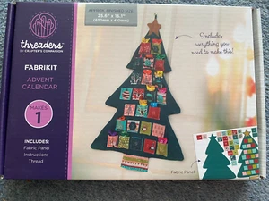 CALENDARIO DELL'AVVENTO FILATI ARTIGIANI COMPAGNO KIT COMPLETO FILO TESSUTO ISTRUZIONI - Foto 1 di 3