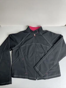 C9 By Champion Jacket Full Zip Bomber Denim-Look Polyester Womens Small Black - Picture 1 of 8