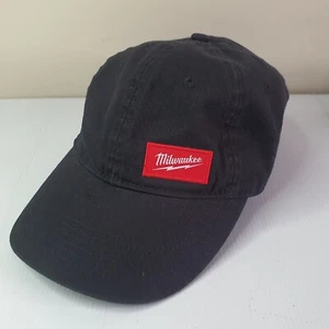 Milwaukee Tools Black Baseball Style Hat Cap Adult Adjustable Size - Picture 1 of 5