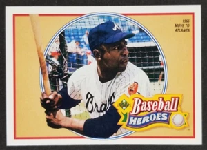 Tarjeta de béisbol Hank Aaron 1991 Upper Deck #21 (NM) - Imagen 1 de 2