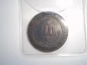 Imperial Grand Black Chapter medal Black Preceptory -A PIECE OF MONEY 30mm BNIP - Picture 1 of 12