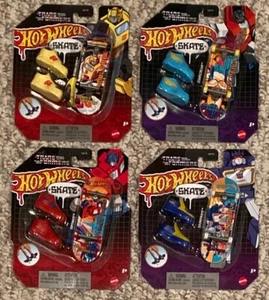 TRANSFORMERS Hot Wheels Skate 2024 Optimus Bumblebee Soundwave Starscream - Picture 1 of 2