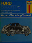 Ford Neu Escort Eigentümer Werkstatt Handbuch Hardcover J.H.Haynes