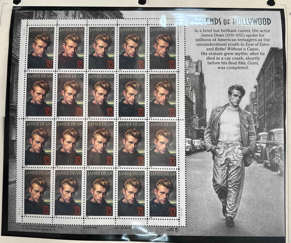 James Dean Stamp Sheet for sale | eBay