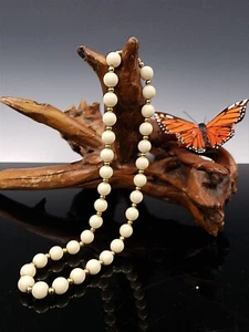Trifari Faux Pearl & Gold Bead - Vintage Choker Necklace - Picture 1 of 17