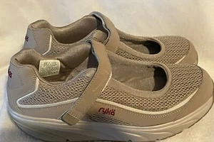 kelly rips for ryka Nitracee footwear Size 10W Beige with closable strap - Picture 1 of 6