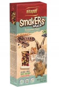 VITAPOL Smakers Kolben Johannisbrot für Nagetiere und Kaninchen Chinchilla - Bild 1 von 1
