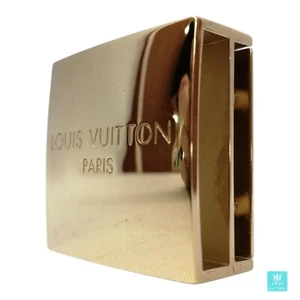 Hebilla de cinturón Luis Vuitton SOLO dorada - Imagen 1 de 9