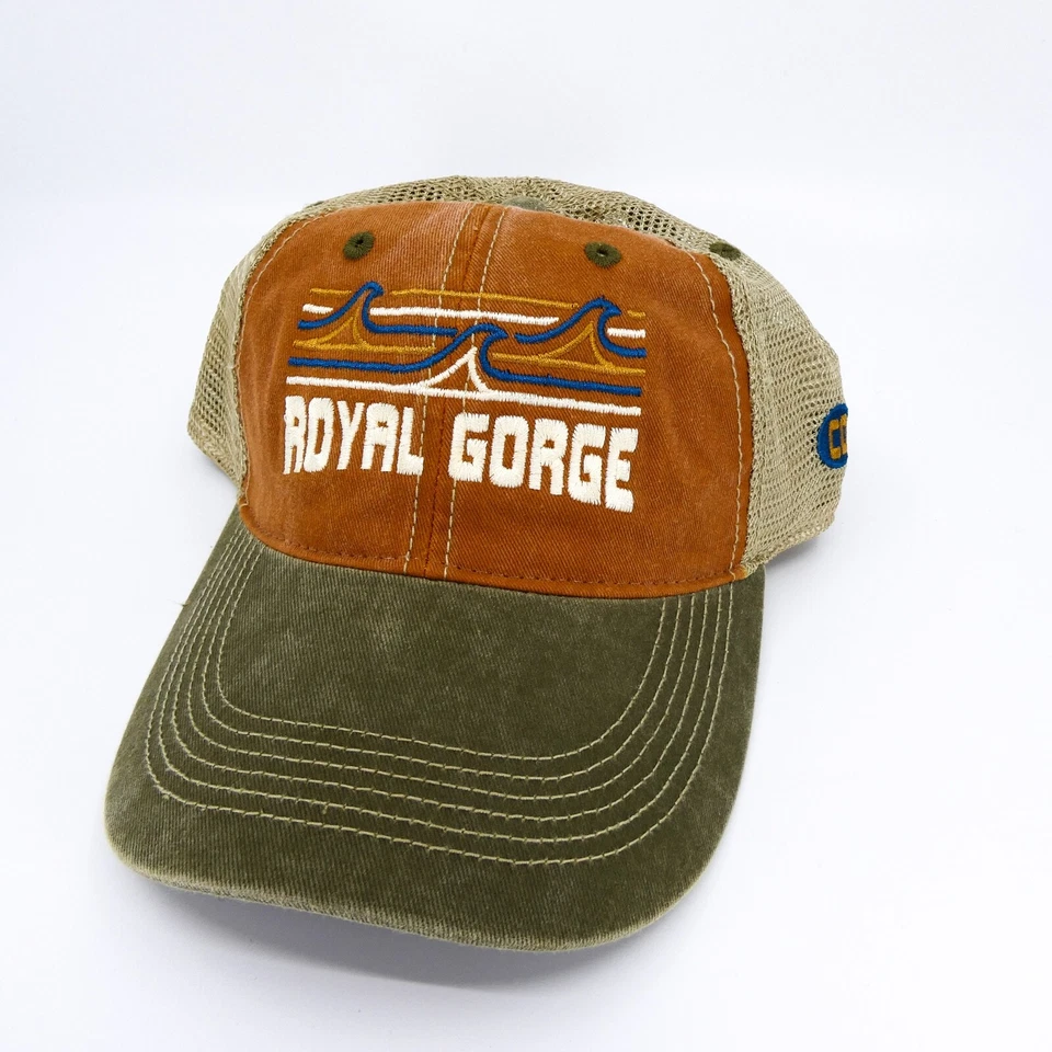 Gorra Royal Gorge Hombre Naranja Camionero Talla Única Ajustable Snapback Colorado Gorra Nueva Foto 1 de 4