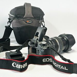 Appareil photo reflex numérique 15,1 mégapixels Canon EOS Rebel T1i avec zoom Ew-73b EFS 17-85 mm