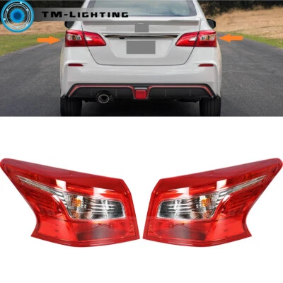 For 2016-2018 Nissan Sentra Driver&Passenger Side Outer Tail Lights Replace - Image 1 of 4