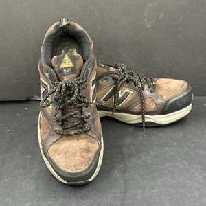 New Balance Industrial 627 Herren 10 Stahlkappe Arbeitsschuhe Braun Slip Sicherheit - Bild 1 von 12