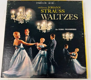 Original Johann Strauss Waltzes The Vienna Philharmonia Reel To Reel TESTED - Picture 1 of 4