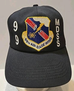 99th AIR BASE WING 99 MDSS Embroidered Adjustable Baseball Hat Cap - Excellent - Picture 1 of 9