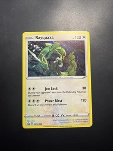 Rayquaza SWSH029 COSMOS Holo Black Star Promo Near Mint NM - Picture 1 of 2