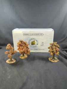 Caja de Wunnerful Boyds ACCESORIOS PUEBLOS CONSTRUIDOS CON OSOS Árboles Arboreto Otoño - Imagen 1 de 13